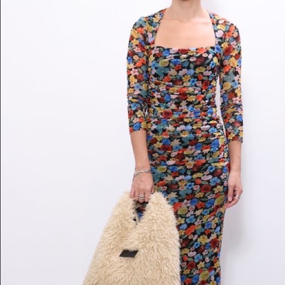 Ganni mesh bodycon dress - Picture 2 of 4